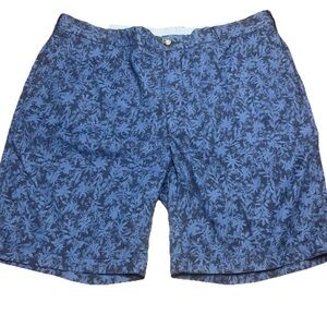 Peter Millar Seaside Palms Poplin Shorts Size 38 Golf Beach Vacation Summer